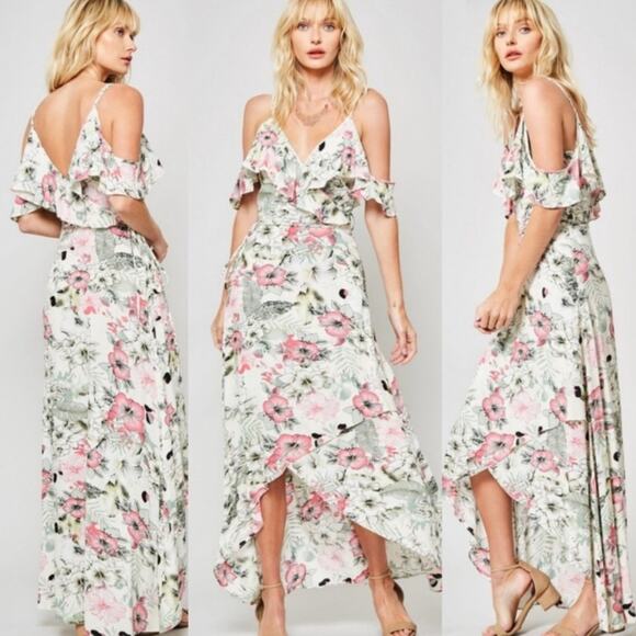 Promesa Dresses & Skirts - NWT Promesa Floral Maxi Boho Summer Dress Sz Large